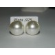 Broqueles de perla de 1.2 cm - tamaño grande