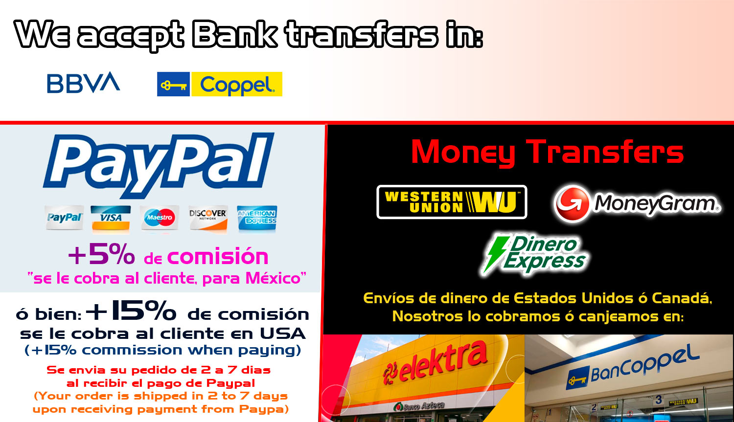 Transfers or money transfers